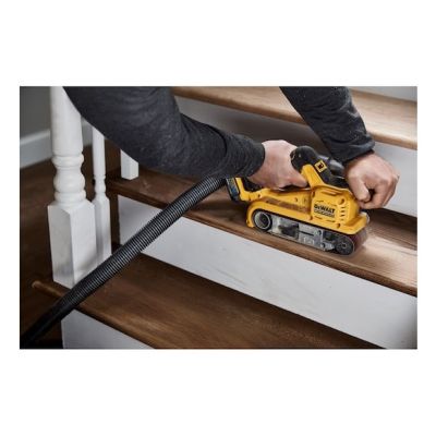 5. DeWALT DCW220NT-XJ Tragbarer Bandschleifer, Schwarz, Gelb