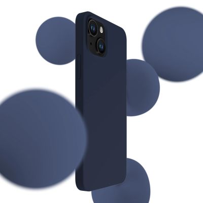 21. 3mk Silikonhülle für iPhone 15 Plus – Marineblau