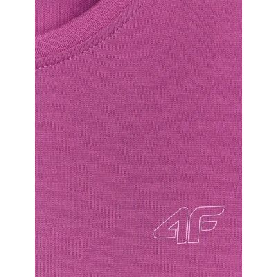15. Normales, einfarbiges T-Shirt (2er-Set) für Kinder 4F 4FJRAW25TTSHU3157-92S