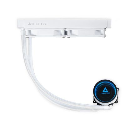 15. Chieftec Iceberg 240 RGB weiße Wasserkühlung