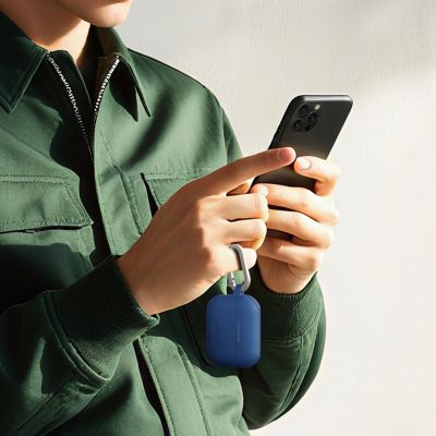 6. AmazingThing Omni Case Titan für AirPods Pro 3 - Blau