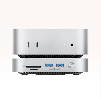 3. Orico MiniLink 9-in-1 Dockingstation mit M.2 SSD-Festplatteneinschub – Silber