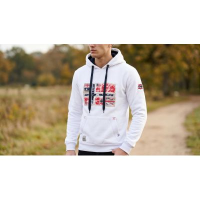 7. Herren-Sweatshirt Geographical Norway GPEPE 2 MEN 100 EO BS2 (WT1874H/GN-WHITE)