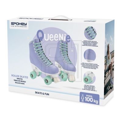 8. Spokey Queenie SPK-944656 verstellbare Rollschuhe Größe 39-42