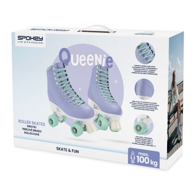 8. Spokey Queenie SPK-944656 verstellbare Rollschuhe Größe 39-42