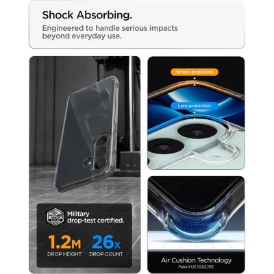 8. Spigen Ultra Hybrid Hülle für Samsung Galaxy S26 FE – Transparent