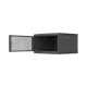 4. Lanberg 19" 6U 600x600 schwarzer Wandschrank mit perforierten Türen (flach verpackt)