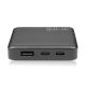 3. EVERACTIVE Powerbank 10000 mAh, 1x USB, 2x USB-C, 20 W, QC4+, LCD-Display, Schwarz EB-11QB