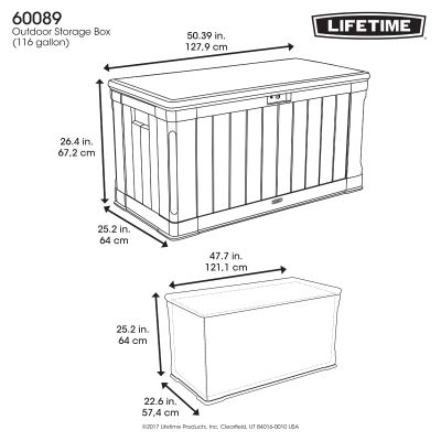 56. Gartenlagerbox 439 L 60089