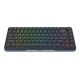 8. REDRAGON K708-RGB-PRO FLEKACT Tastatur USB + RF Wireless + Bluetooth Schwarz
