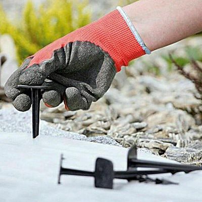 3. Stifte, Köpfe, Hefte für Agrotextil-Harpunen, Höhe 12,5 cm, 50 Stück