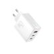 4. Baseus Cube Pro 65W GaN-Ladegerät 2x USB-C USB-A - Weiß