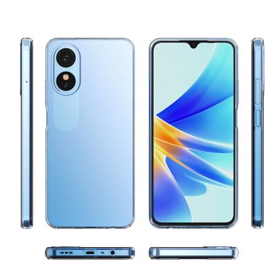 7. Ultra Clear 0,5 mm Hülle für Oppo A17 dünne Abdeckung transparent