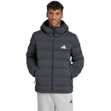 adidas Helionic Climawarm Stretch-Daunenjacke mit Kapuze für Herren, Schwarz, JN2114