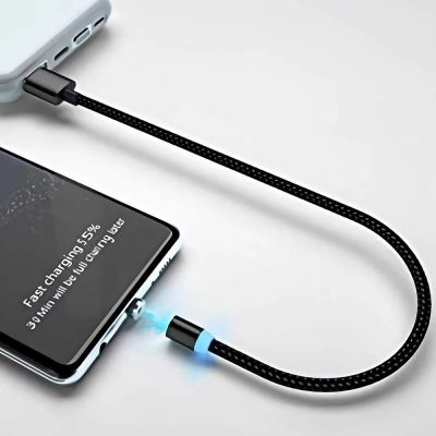 7. Anschlussstecker für Magnetkabel Lightning silber