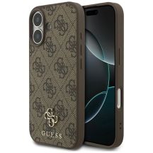 Guess 4G Small Classic Logo MagSafe Hülle für iPhone 17 - Braun