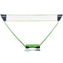 Enero 1001722 3-in-1-Badminton-Set für Strand und Garten