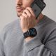 5. Tech-Protect Nylon Elite Armband für Apple Watch 44 / 45 / 46 / 49 mm – Schwarz-Orange