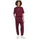 6. Damen-T-Shirt adidas Essentials 3-Stripes Boyfriend in Bordeaux KF6287
