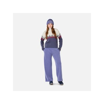 2. ROSSIGNOL W PATTERNED TN SWEATER blauer Damenpullover