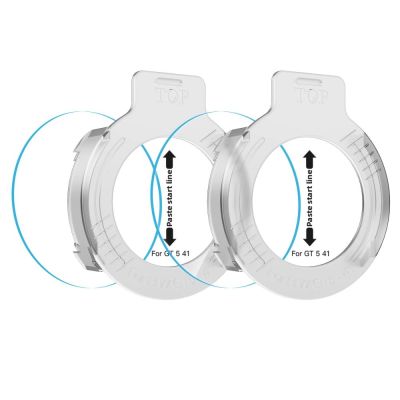 3. Tech-Protect Easy Set+ 2er-Pack Panzerglas für Huawei Watch GT 5 41 mm - Transparent