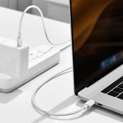 13. Baseus CATYS-C01 USB-C – USB-C PD QC FCP Kabel 100 W 5 A 480 Mbit/s 2 m – Schwarz