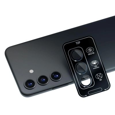 4. 3mk Lens Protection Pro Kameraabdeckung für Samsung Galaxy A14 / A34 5G – Schwarz