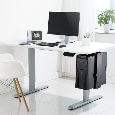 7. LogiLink EO0030 Computerhalterung, CPU-Halterung unter dem Schreibtisch, Schwarz
