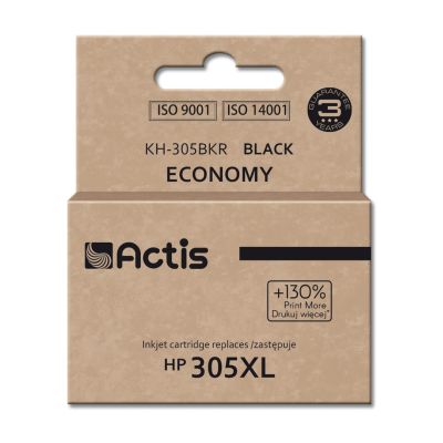 Actis KH-305BKR Tinte (Ersatz für HP 305XL 3YM62A; Standard; 20 ml; schwarz)