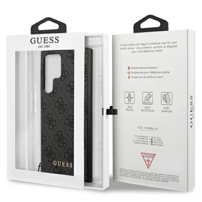 8. Guess 4G Charms Collection Hülle für Samsung Galaxy S24 Ultra – schwarz