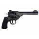 7. WEBLEY MKVI .455 Polizeirevolver, Kal. 4,5 mm, Diabolo, 6-Schuss-Patronen, 4"-Lauf, CO2 Black Ekp do17J
