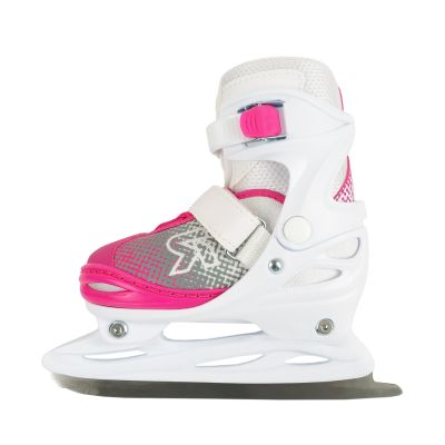 5. Roces Jokey Ice X Schlittschuhe weiß und rosa 450746 001
