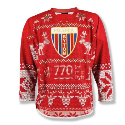Replik des Weihnachtsspiel-Sweatshirts von Polonia Bytom M SREBBSPREP24-XMAS