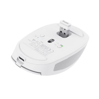 5. Trust OZAA COMPACT Wireless Mouse weiß