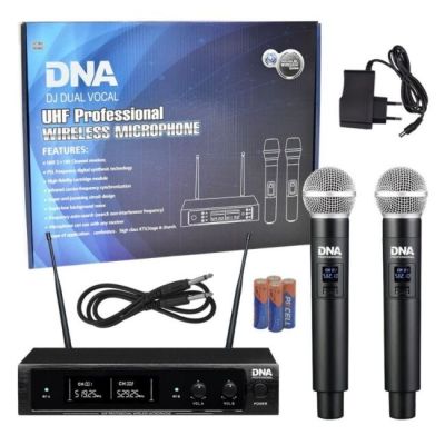 7. DNA DJ DUAL VOCAL – Drahtloses Gesangsmikrofon