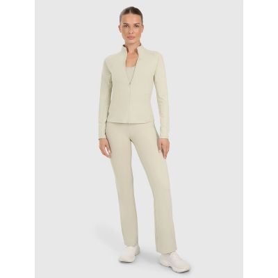 3. Damen-Trainings-Sweatshirt, schmal geschnitten, schnelltrocknend, Größe 4F 4FRAW25TFSWF0808-83S