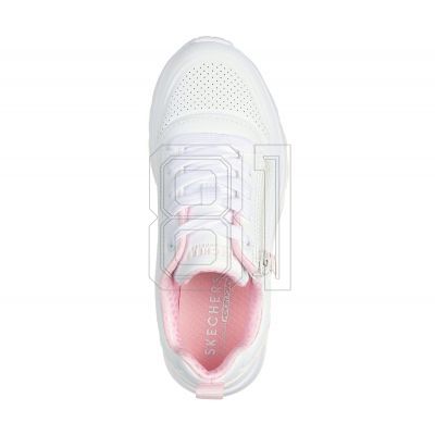 8. Skechers Uno Lite - Easy Zip Jr 310387L WHT Schuhe