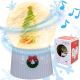 6. 147-mm-LED-Schneekugel mit spielendem Weihnachtsbaum