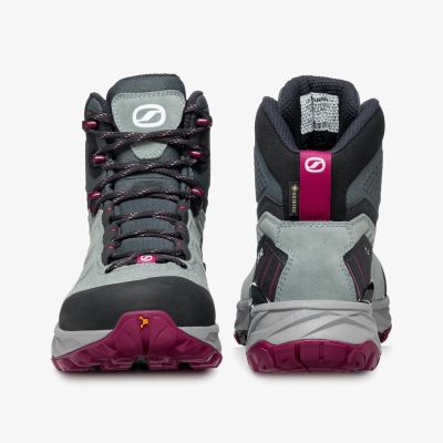 3. Scarpa Rush TRK GTX Damen-Trekkingschuhe – Himbeere/Nadelbaum, Größe: 37