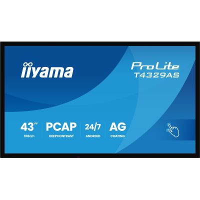 2. IIYAMA Monitor 108 cm (42,5") T4329AS-B1AG 16:9 M-Touch 2x HDMI + USB-C