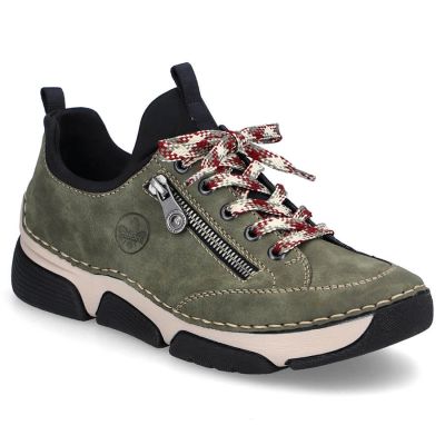 25. Bequeme Rieker W RKR610 grüne Schuhe