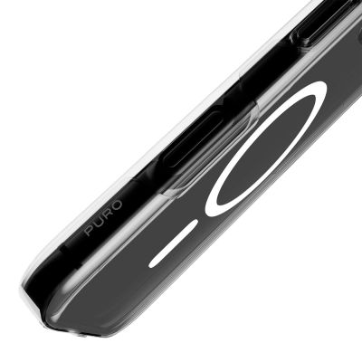 7. Puro Impact Clear D3O TPU+PC MagSafe kompatible Hülle für iPhone 17 - Transparent