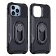 7. Joyroom Dual Hinge Case für iPhone 14 Pro gepanzerte Hülle mit Ständer und Ringhalter schwarz