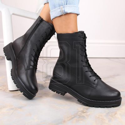 4. Bequeme isolierte Lederstiefeletten Remonte W RKR622 schwarz