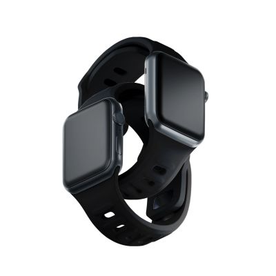 11. 3mk Silikon- Watch für Apple Watch 38/40/41 mm – Schwarz