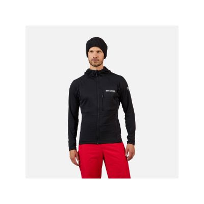 ROSSIGNOL BLACKSIDE MIX FZH FLEECE Herren-Sweatshirt schwarz