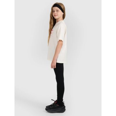 5. Mädchen-Strickleggings 4F 4FJRAW25TTIGF291-20S