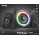 8. TRUST GXT 629 Tytan 2.1 RGB Schwarzes Lautsprecherset