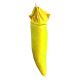 2. Eine gelbe, bananenförmige Plawil-Tasche auf Springseilen
