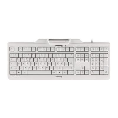 CHERRY KC 1000 SC Tastatur – USB – Schweiz – Hellgrau